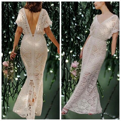 Chic robe de mariage   symphonie de colores   ,dentelles 779 Lisieux (14)