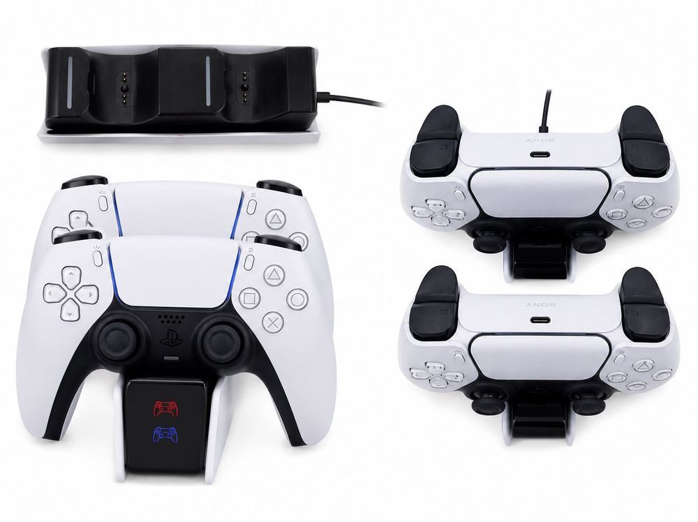 PlayStation 5 1 To + 2 Manettes DualSense + Station de recharge + Plaques camouflage Consoles et jeux vidéos