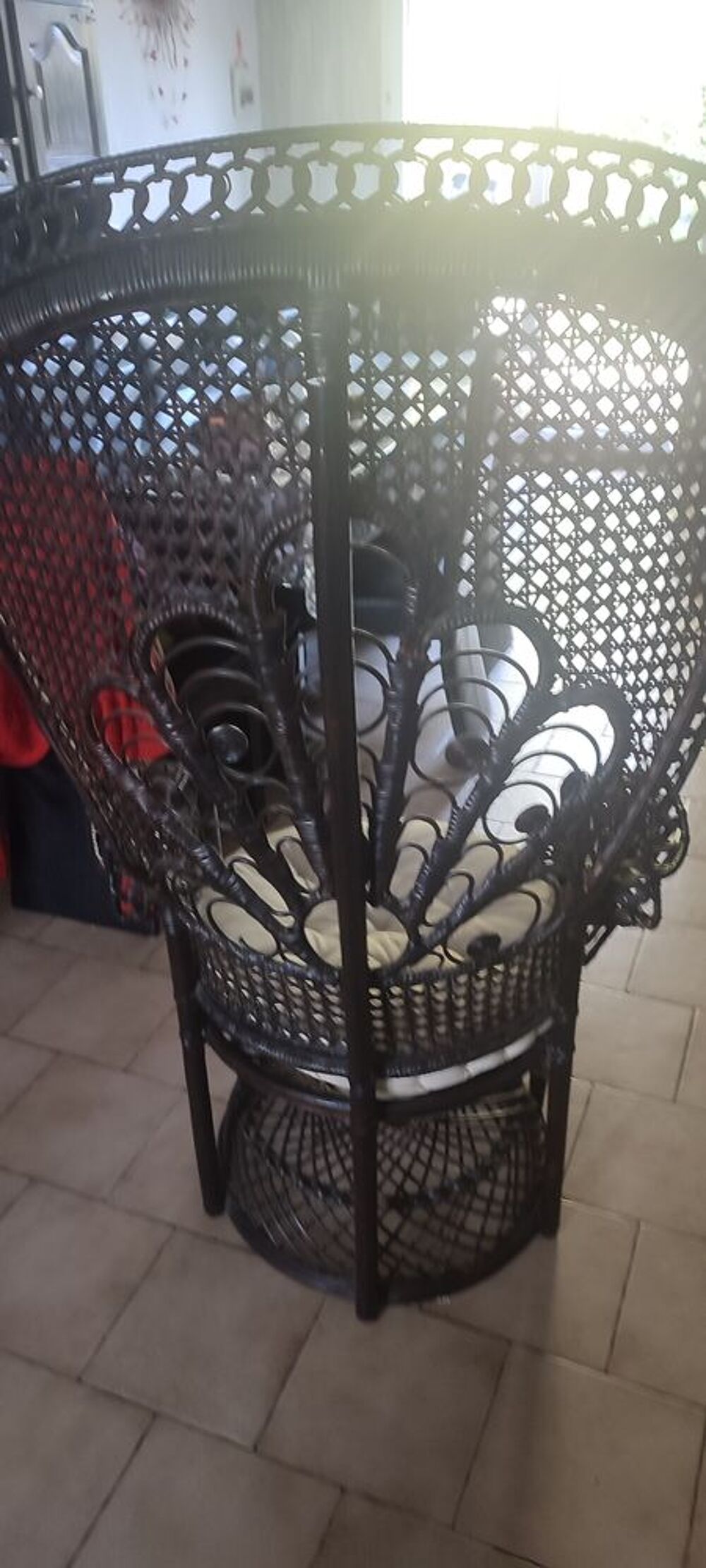 Fauteuil rotin Emmanuelle Meubles