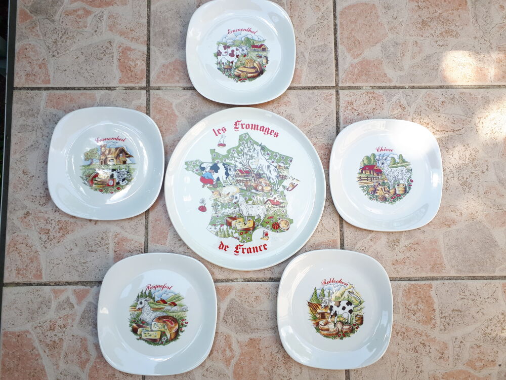 Service &agrave; fromage en porcelaine de Sologne Cuisine