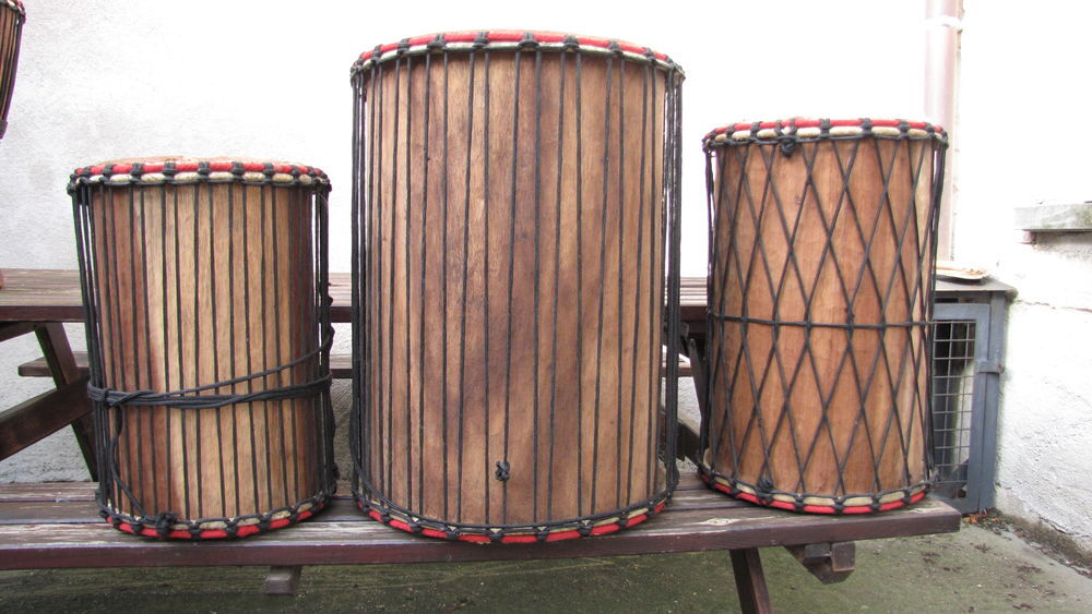 Triplette Dun dun, Sangban, Kenkeni Instruments de musique