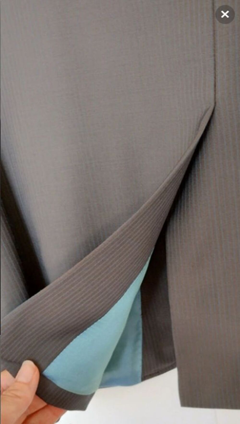 Ensemble de Costume Gris-Bleu > T50 &amp; 40 / 80% Laine Vêtements