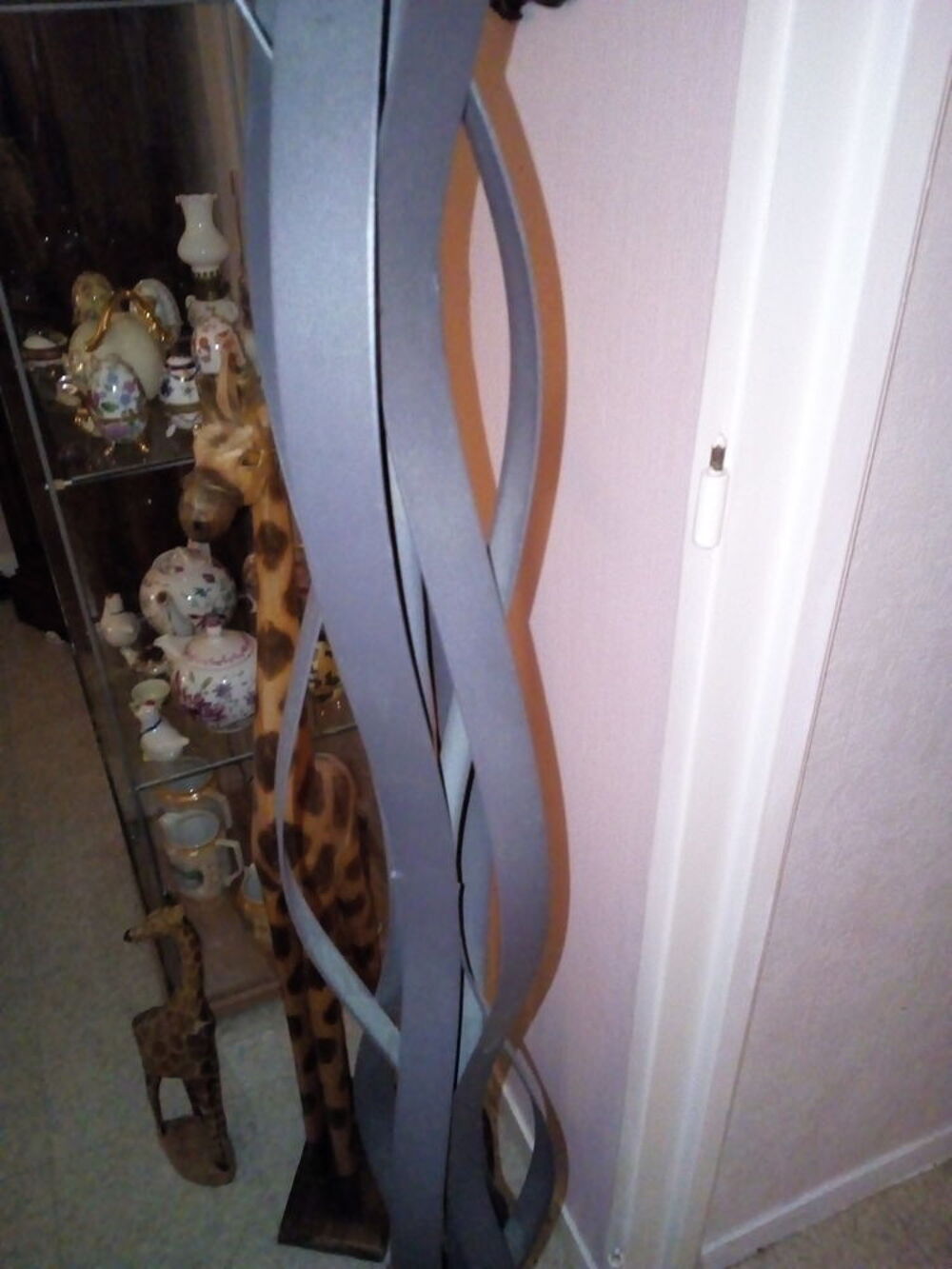 Lampadaire en fer forg&eacute; Décoration
