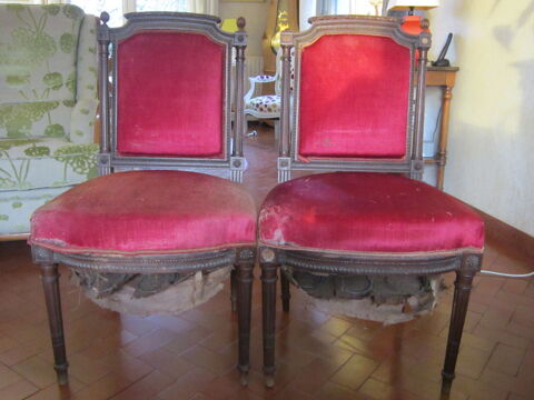2 chaises d'époque directoire style louis xvi pour tapissier 0 Lambres-lez-Douai (59)