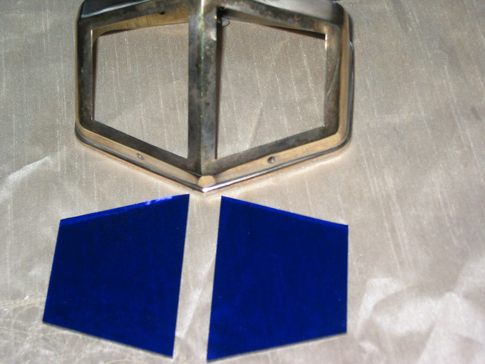 2 verres de lampe PIROUETT vitrail bleue cath&eacute;drale verre re Décoration