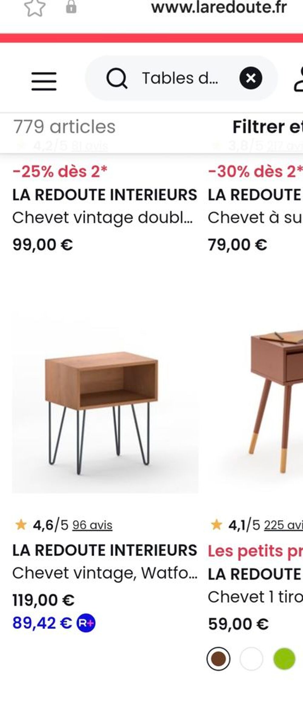 Lit, Matelas et 2 Tables de chevets Meubles
