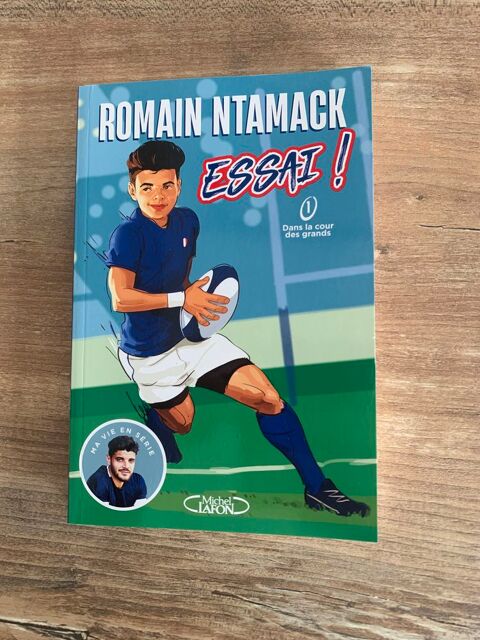 Livre  Romain Ntamack     Essai !    5 Saleilles (66)