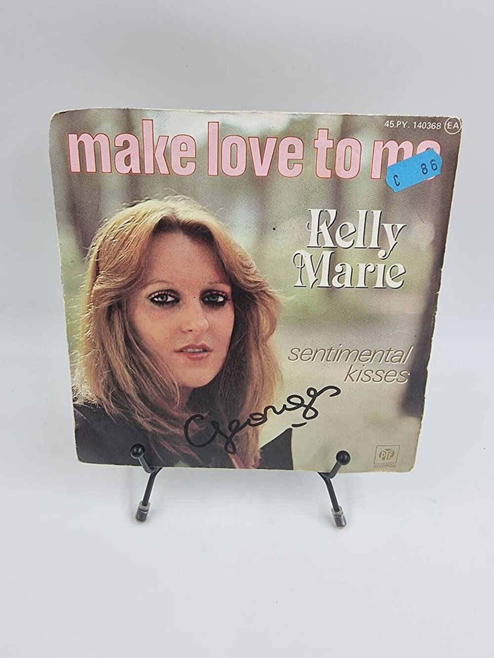 Vinyle 45 tours Kelly Marie : Make Love to Me / Sentimental CD et vinyles