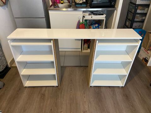 Tte de lit blanche avec rangement But bon tat 50 Bezons (95)