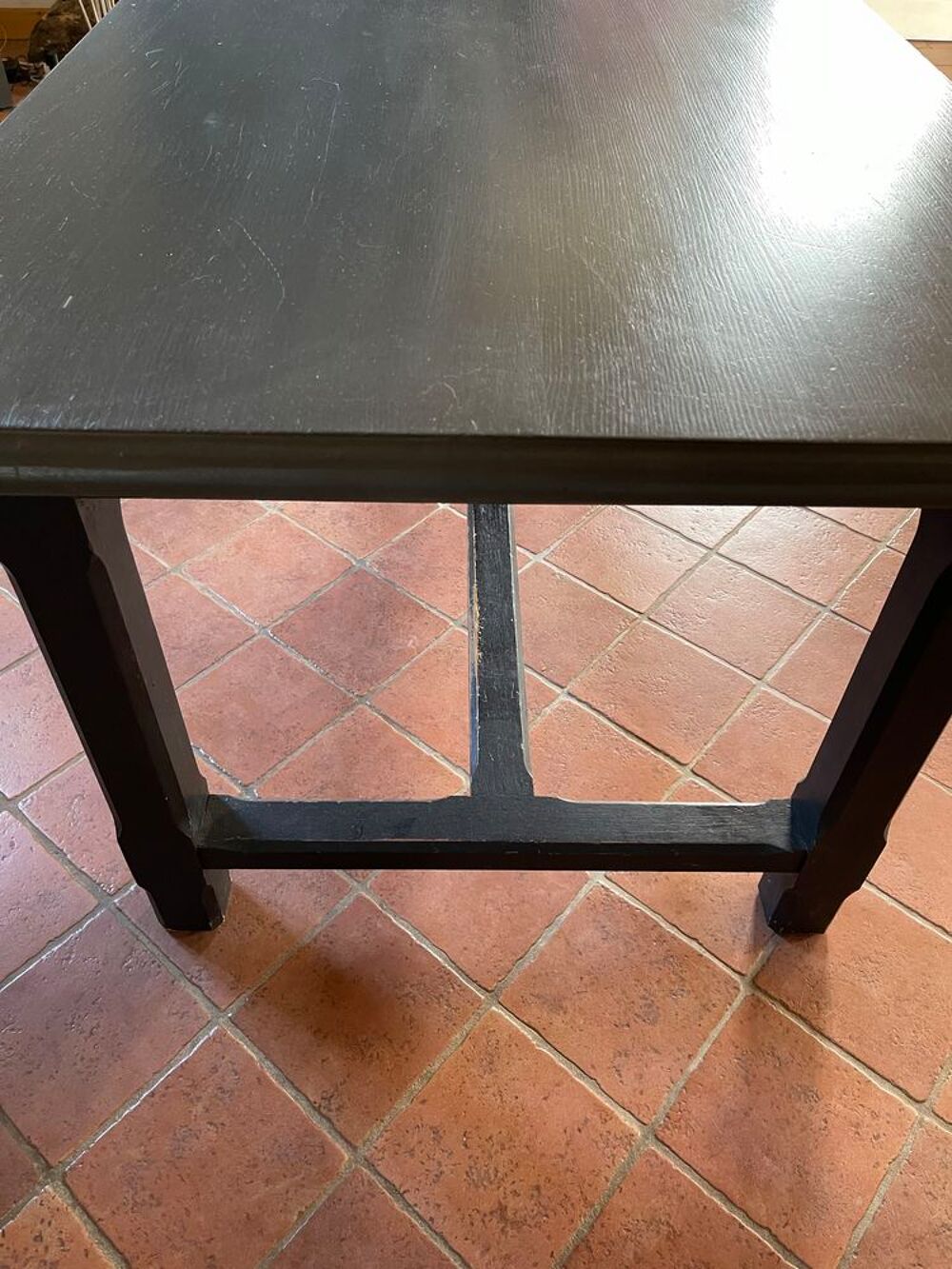 Table de ferme bois peint Meubles