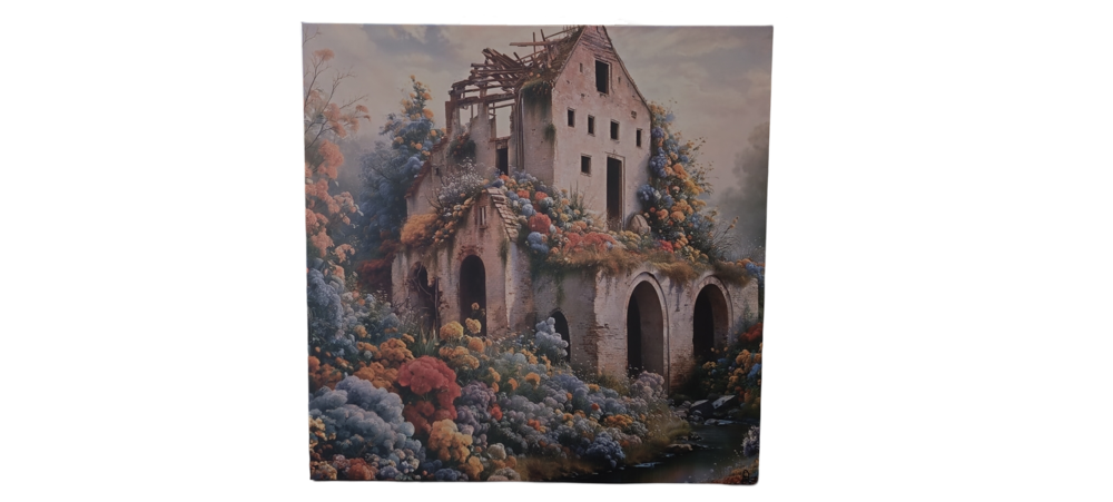 Tableau Moulin en eveil echo du pass&eacute; Décoration
