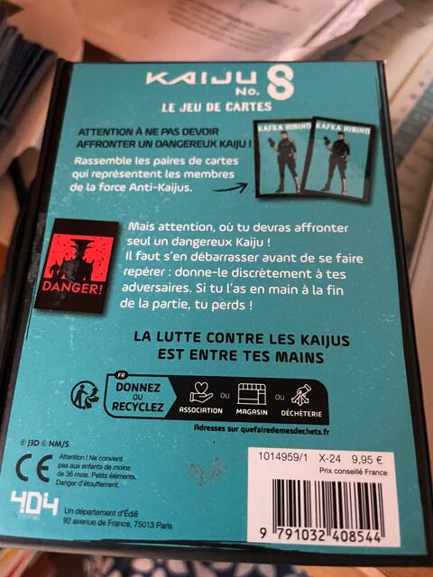 Jeu de cartes KAIJU N°8 La Neuville-au-Pont (51)