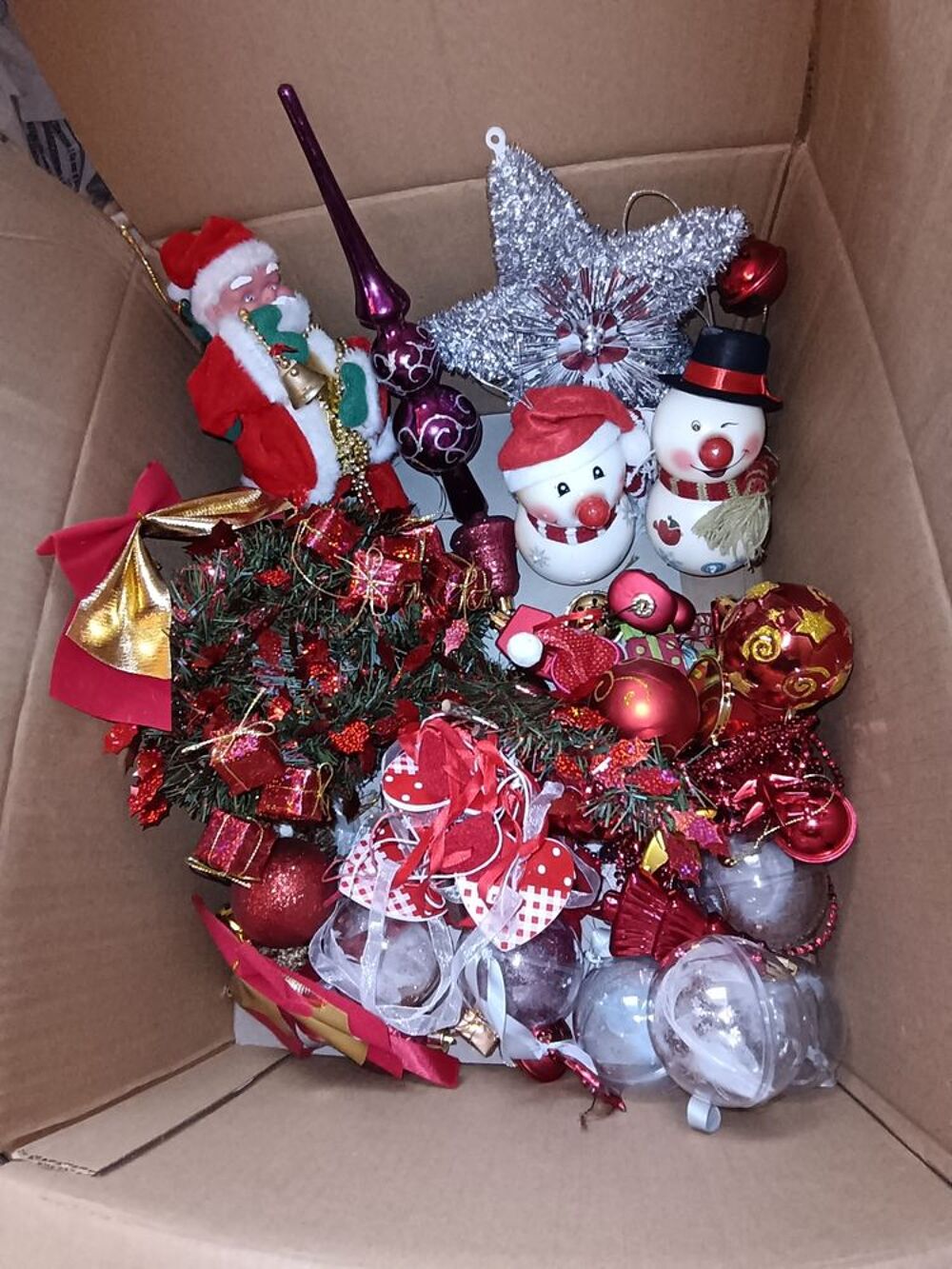 2 Cartons de D&eacute;coration de Noel ORLEANS Décoration
