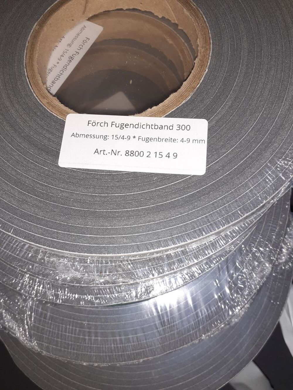 DISPO 100 PI&Egrave;CES Compribande FORCH longueur 7.5 m&egrave;tre par rouleau NEUF Produit PROFESSIONNELLE pour menuiseries DISPO 100 PI&Egrave;CES Gonfle entre 4 et 9 mm 15 mm de profondeur Bricolage