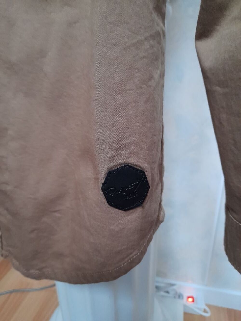 chemise unie fermeture par pression Vêtements