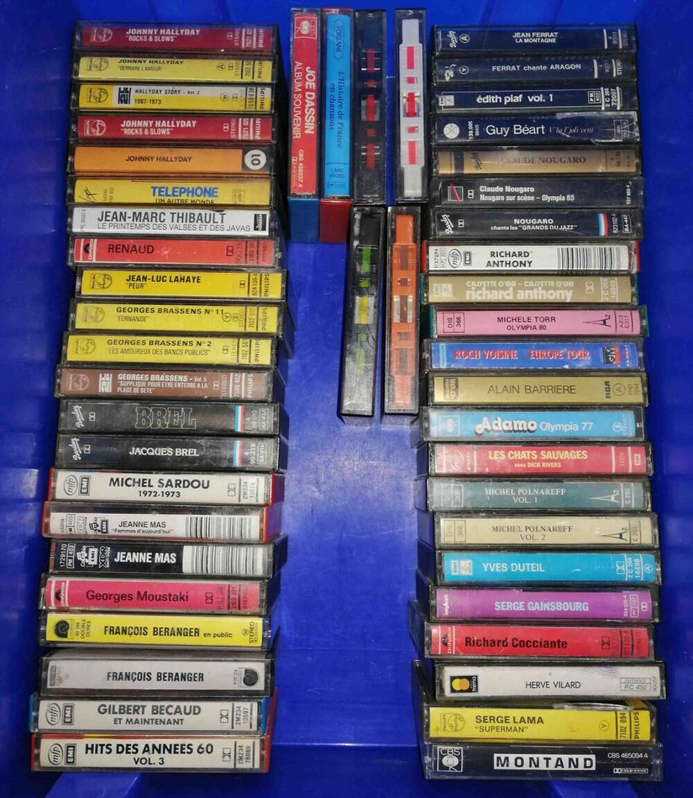 K7 AUDIO VARIETE FRANCAISE VINTAGE CD et vinyles