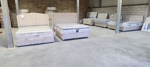 Lit avec t�te de lit capitonn�e avec matelas 600� 600 Paris (75)