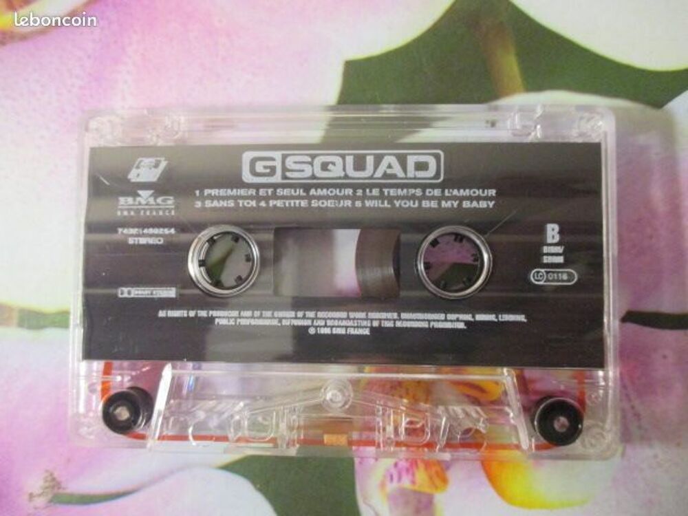 Cassette audio G Squad CD et vinyles
