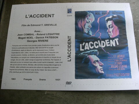 Rare film :   L 'accident    1963 40 Saint-Médard-en-Jalles (33)