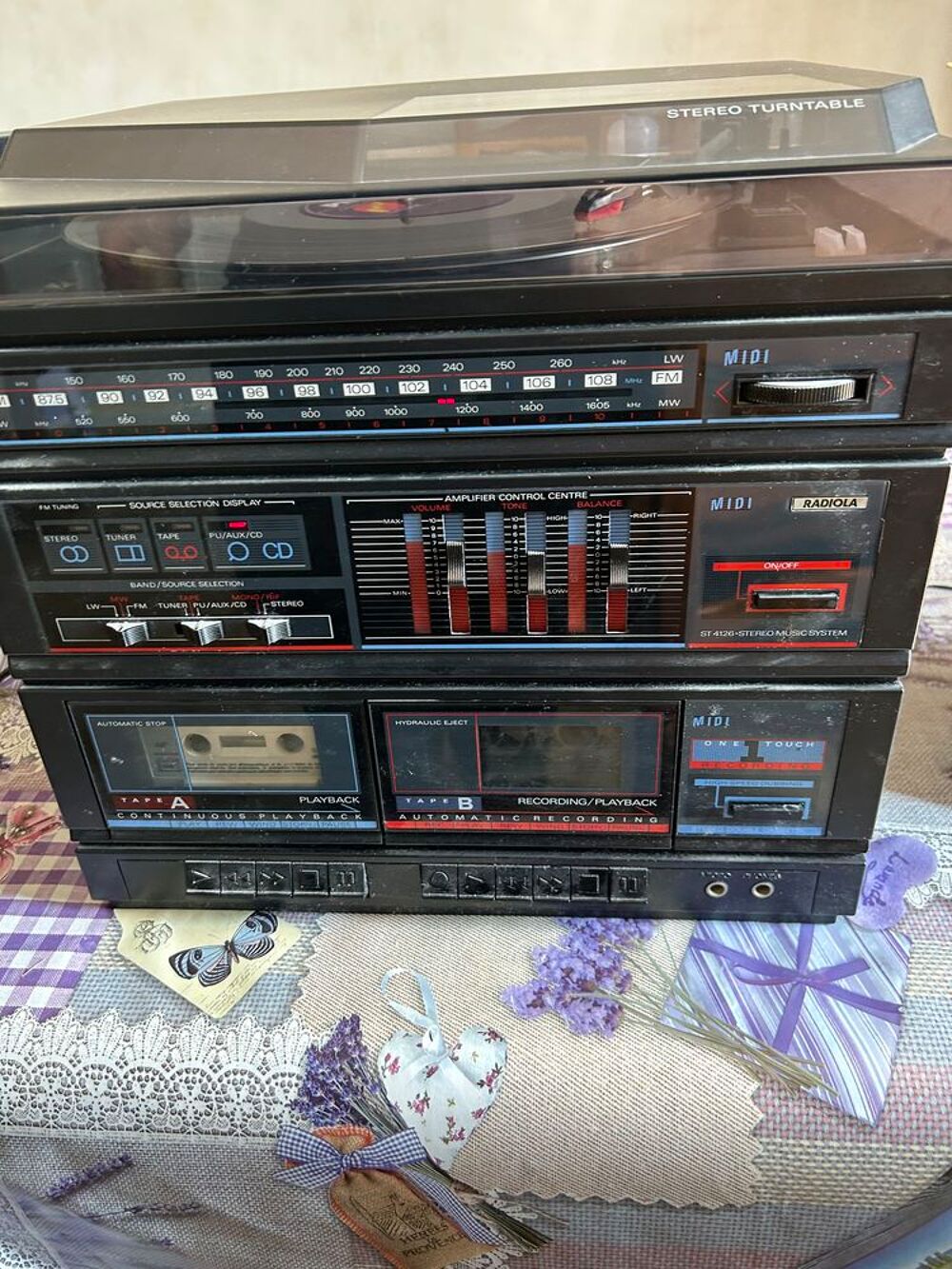 Cha&icirc;ne hi-fi vinyle vintage Audio et hifi