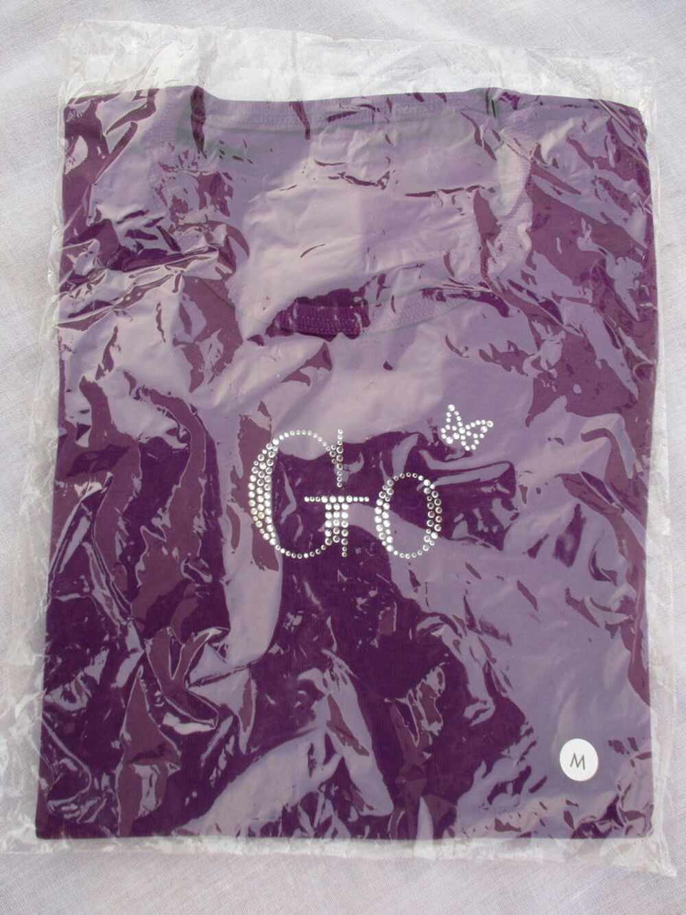 Tee-Shirt Col Rond et &agrave; Manches Courtes MAUVE - Neuf Vêtements