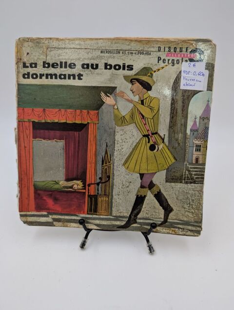 Vinyle 45 tours La Belle au Bois Dormant en fourreau  2 Vulbens (74)