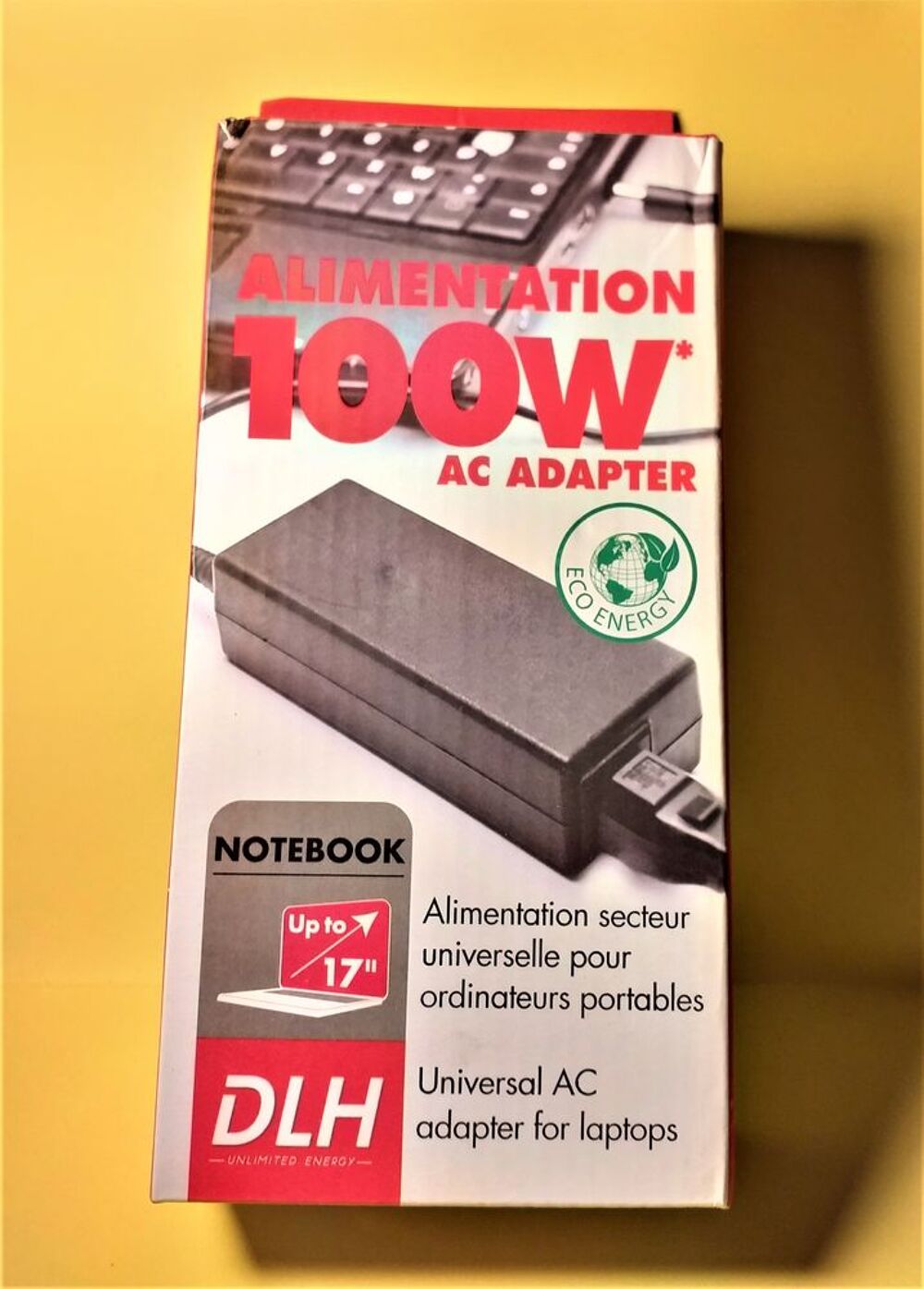Alimentation adaptateur DLH 100w pour ordinateur portable. Matériel informatique