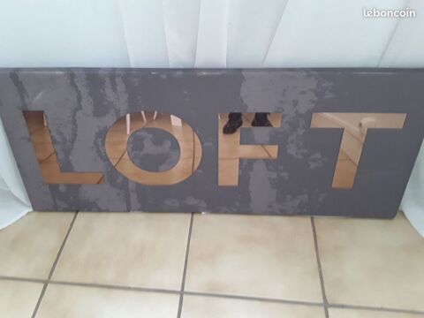 grande toile tableau gris marque loft en dore 7 Puteaux (92)