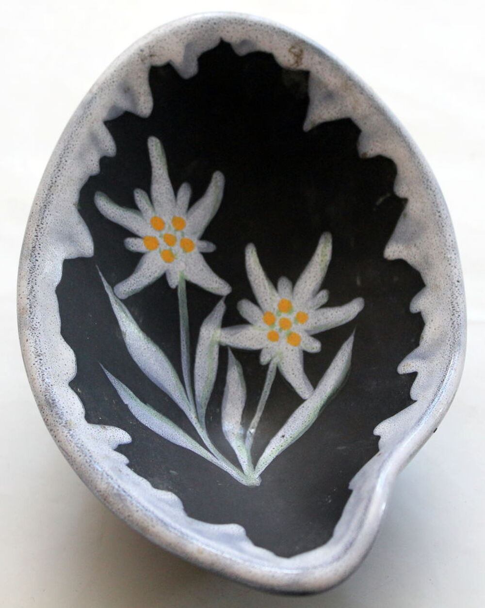 Vide poche c&eacute;ramique Edelweiss sign&eacute; GABRIEL FOURMAINTRAUX Décoration