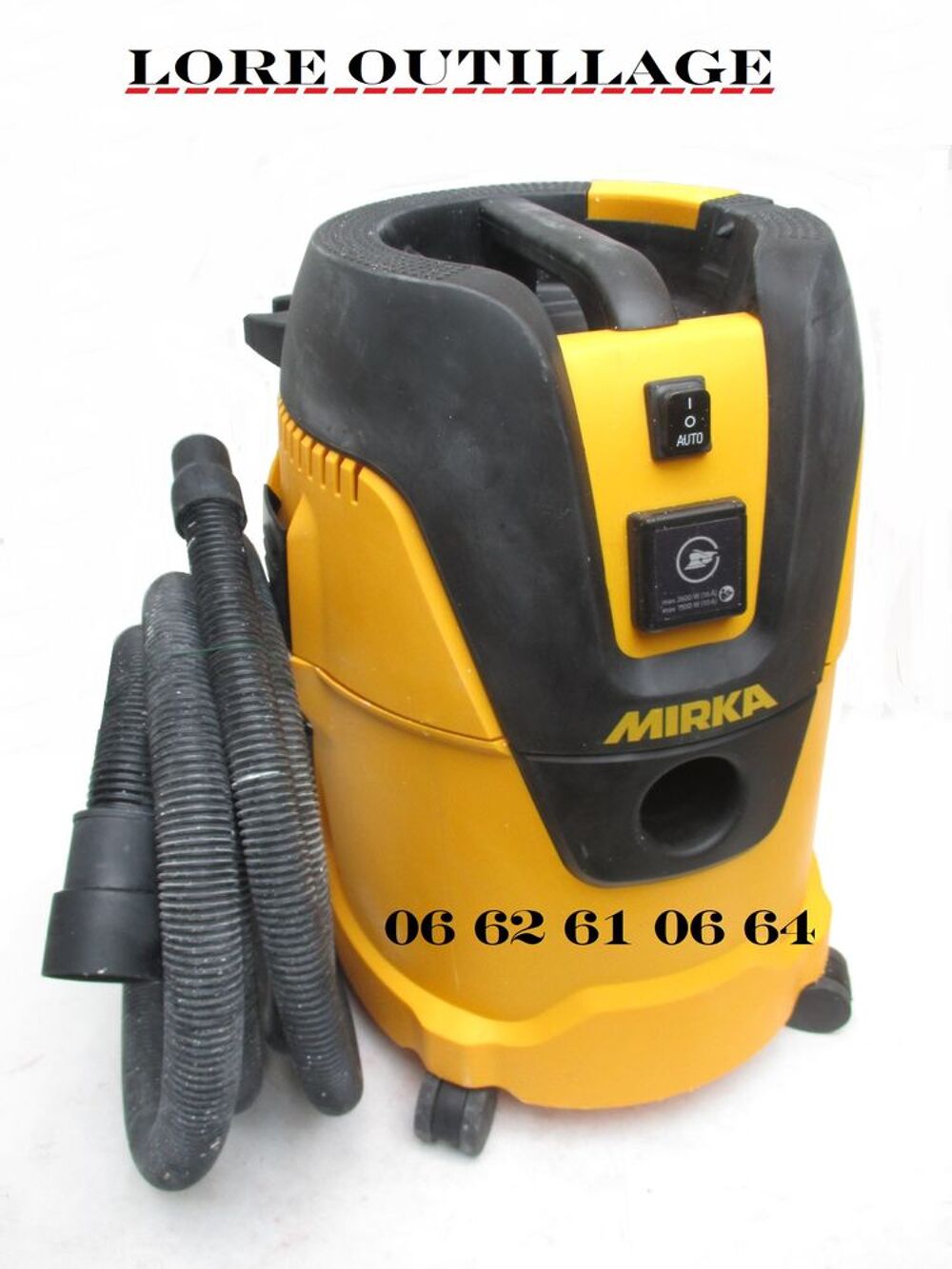 MIRKA DEROS 650 + aspirateur 1025 L Bricolage