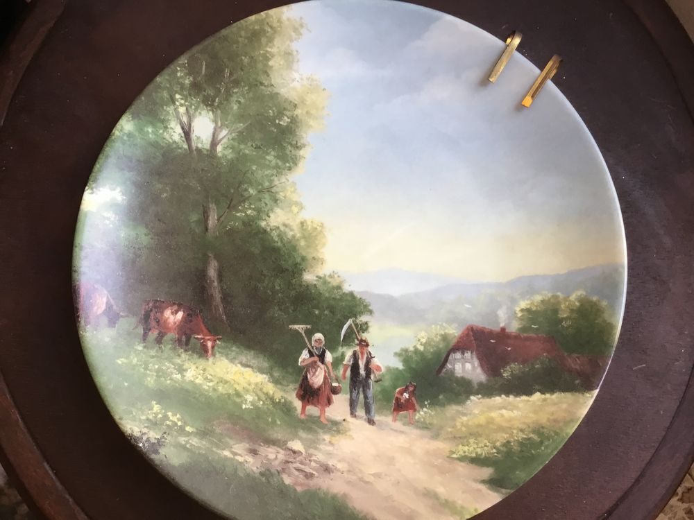 Assiettes en porcelaine de Limoges Décoration