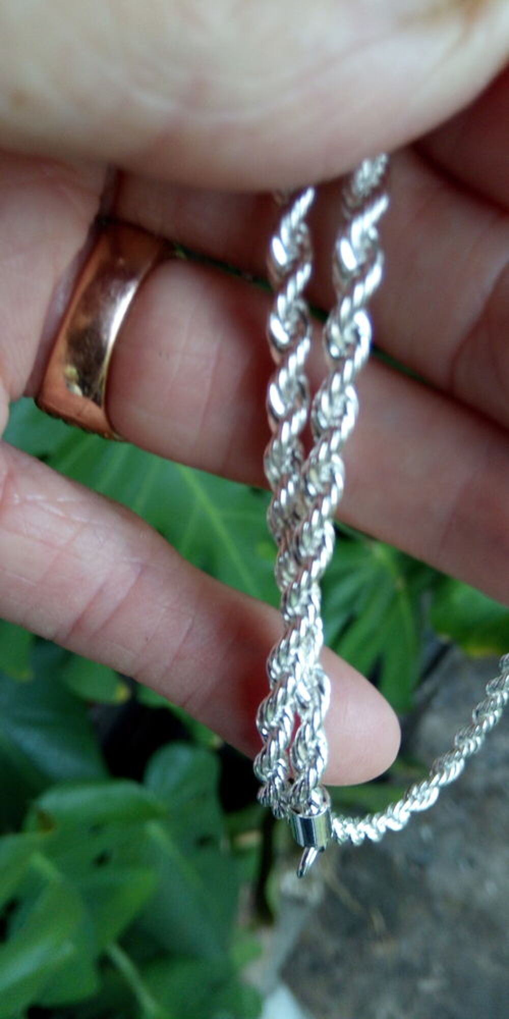 
chaine en argent sterling 925 longueur 50 cm Bijoux et montres