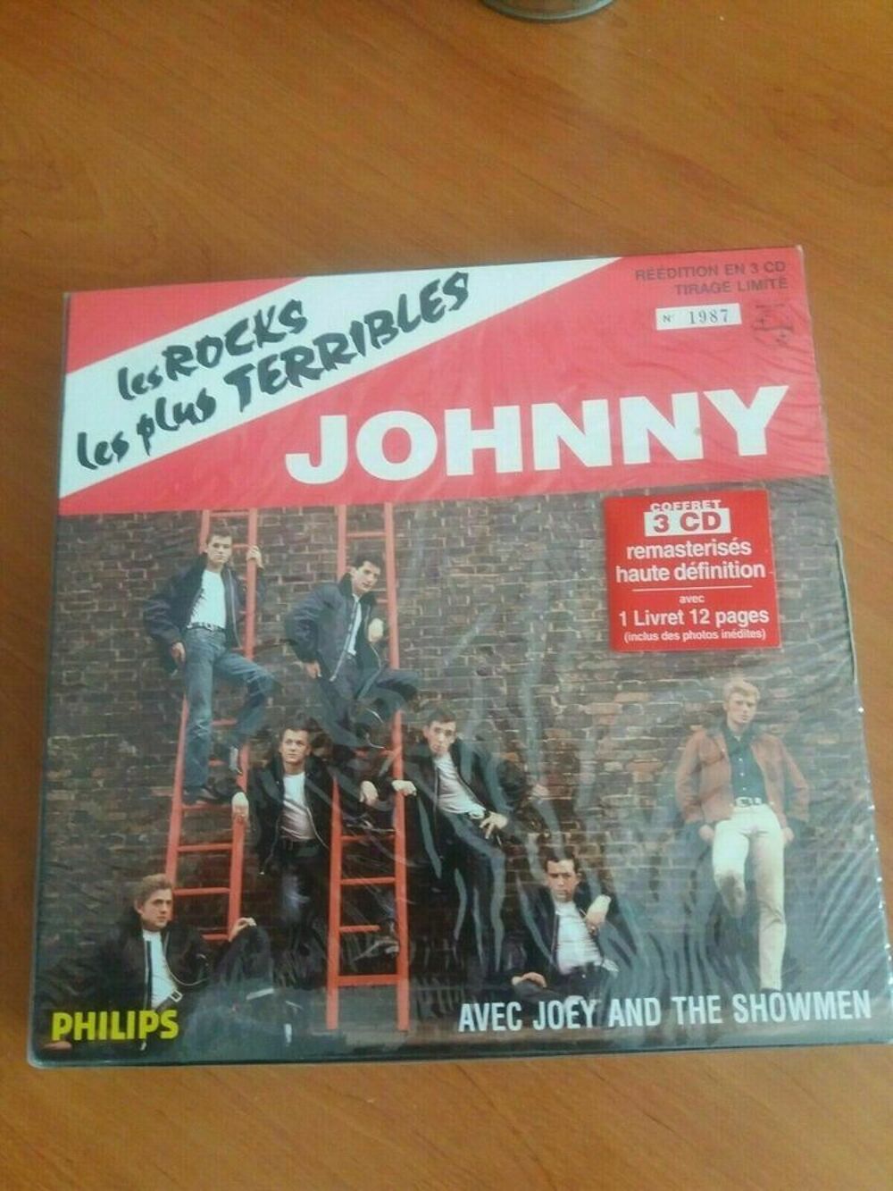 Coffret Johnny HALLYDAY - Les rocks les plus terribles CD et vinyles