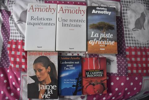 6 livres Christine Arnothy 10 Ancy-le-Franc (89)