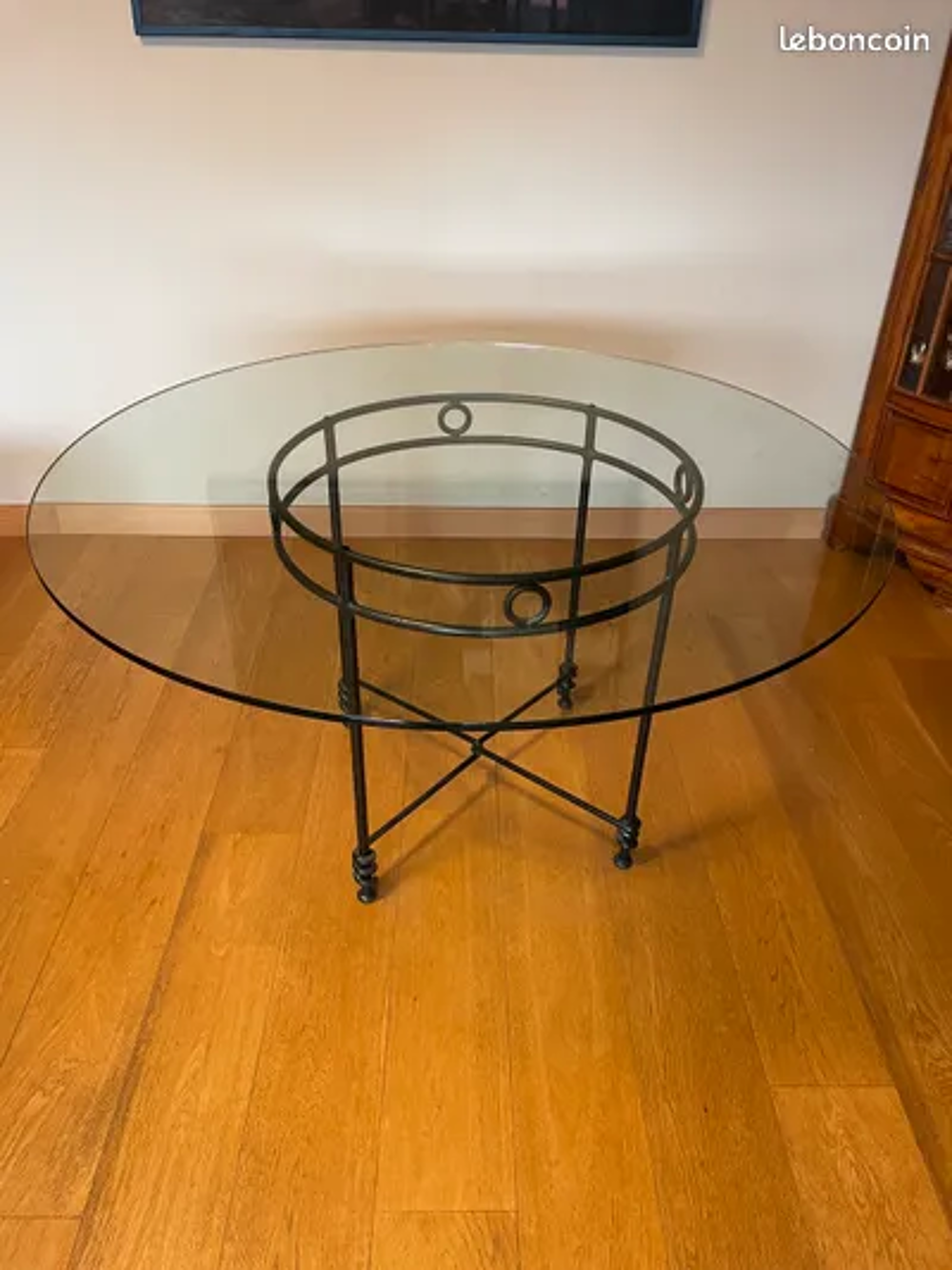 Table ronde en verre Meubles