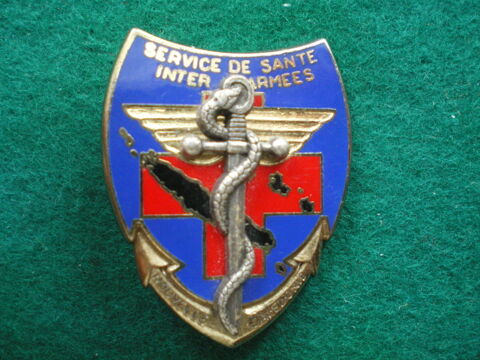 insigne de Sant� - Service de Sant� Interarm�es. 15 Caen (14)