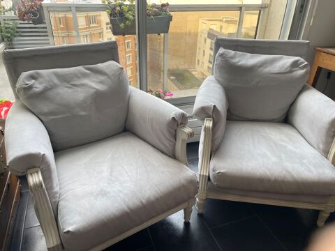 Paire de fauteuils Louis XVI  130 Paris 11 (75)