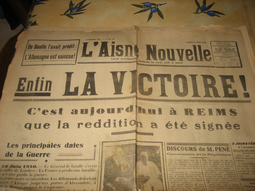 vieux journaux l invasion et la liberation 1940 ... 