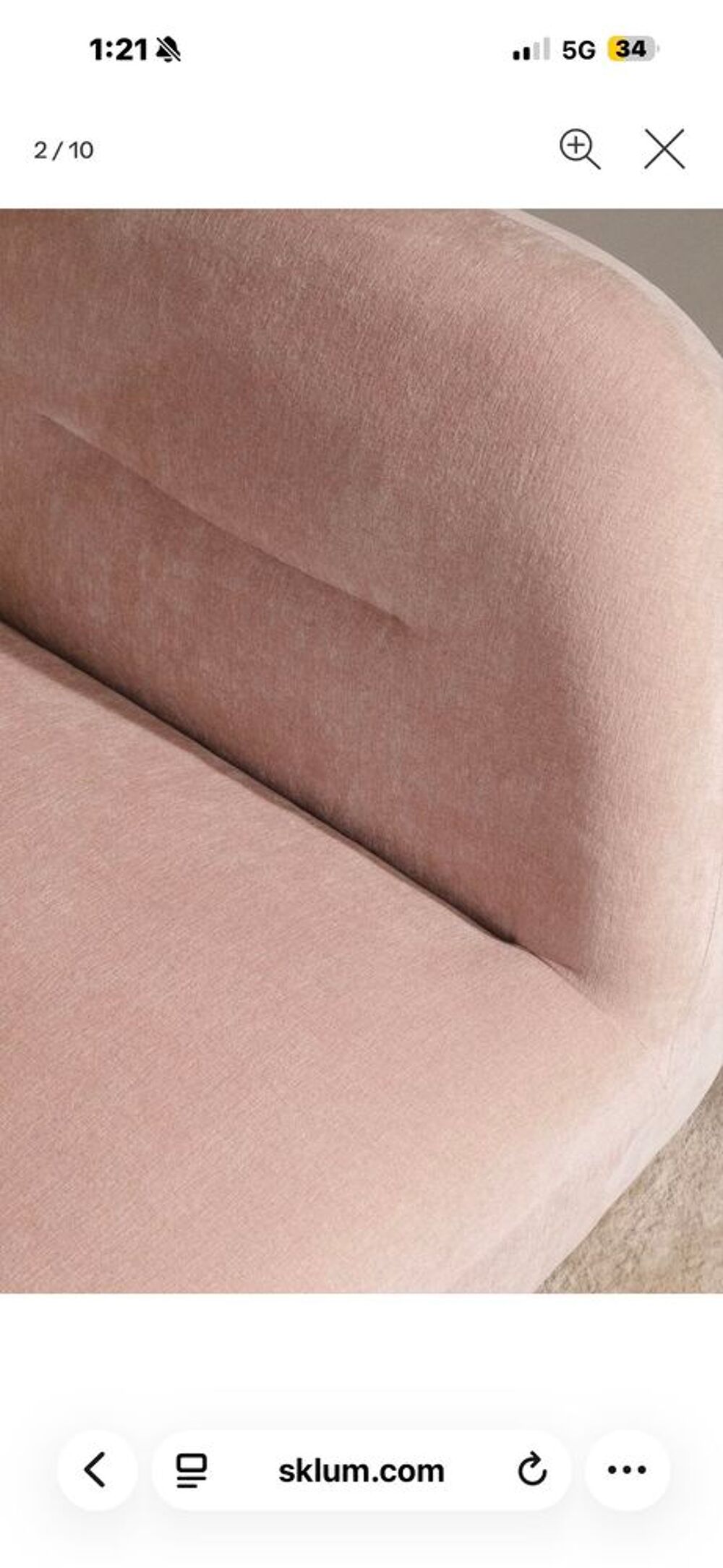fauteil rose pivotant Meubles