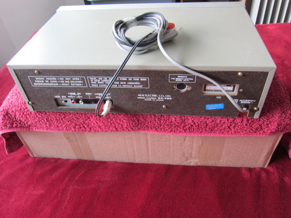 Platine cassette haut de gamme AKA&Iuml; GX-F25 Audio et hifi