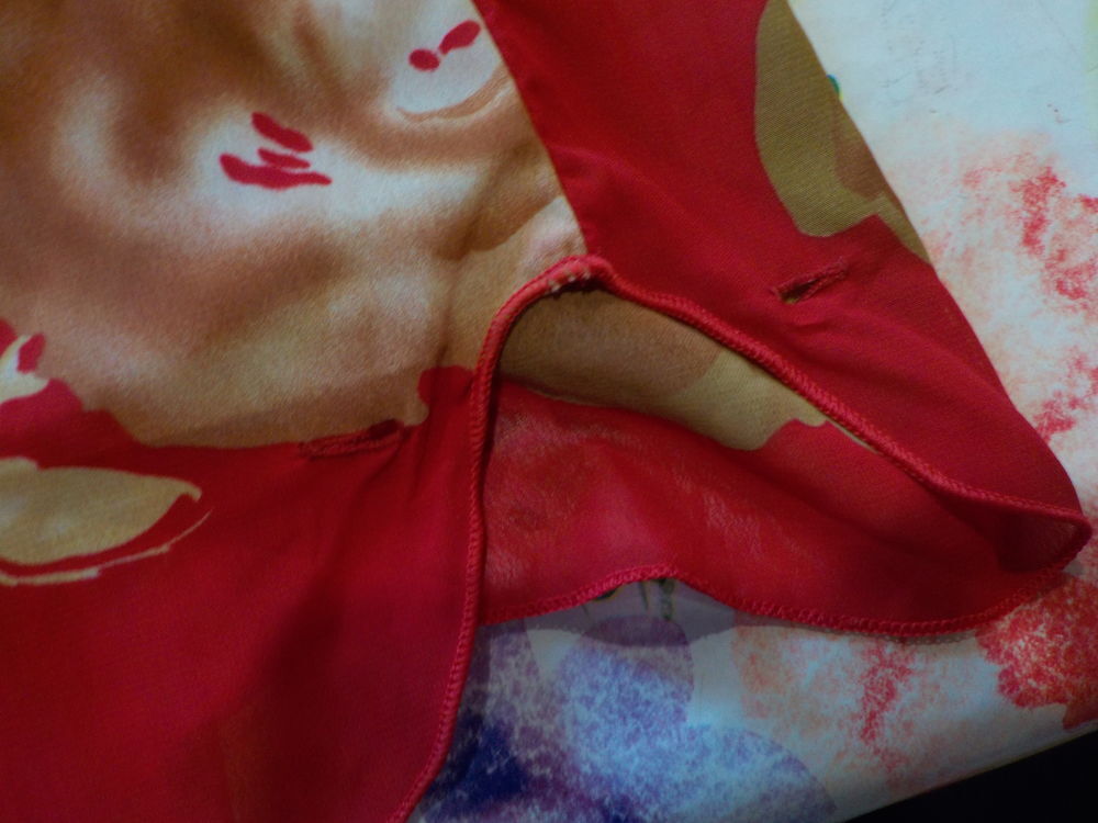 ENSEMBLE CHEMISIER + DEBARDEUR ALEXA'S TAILLE 5 FOND ROUGE Vêtements