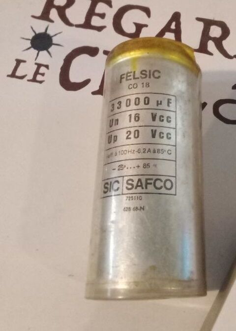 CAPACITE CHIMIQUE 33OO0 MF  16V 25 Lampertheim (67)