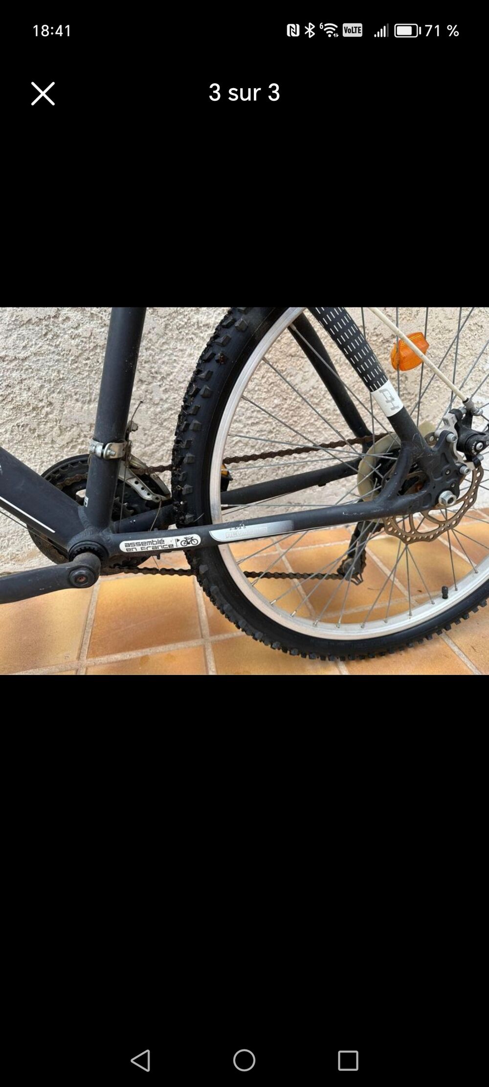 VTT adulte freins a disques AV et arri&egrave;re Vélos