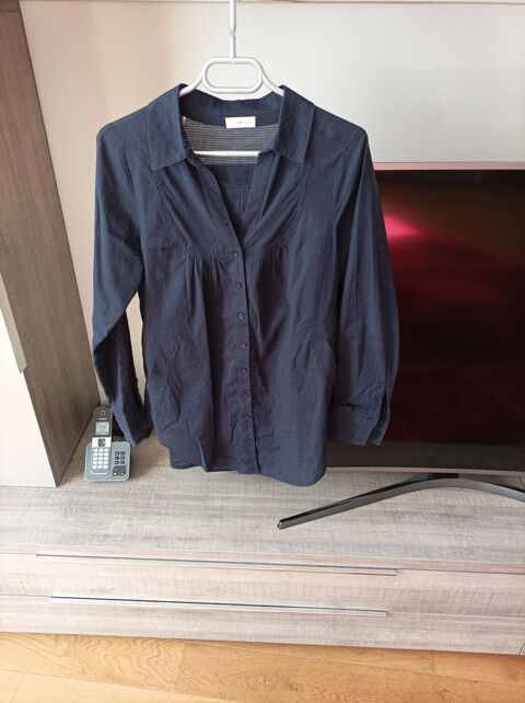 Chemisier femme manches longues 2 Vichy (03)