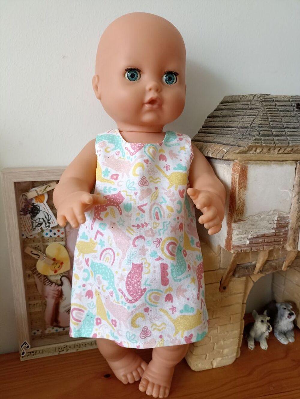 Robe Romy pour poup&eacute;e 36 cm Corolle ou autre Jeux / jouets