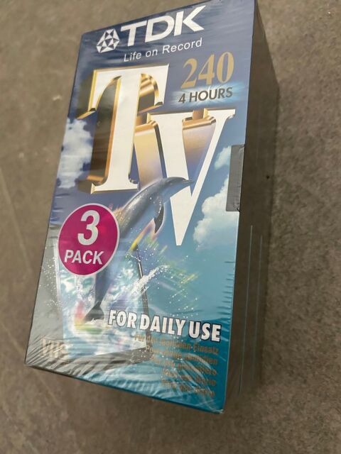 VHS vierges neuves - 240 minutes 10 Bousignies (59)