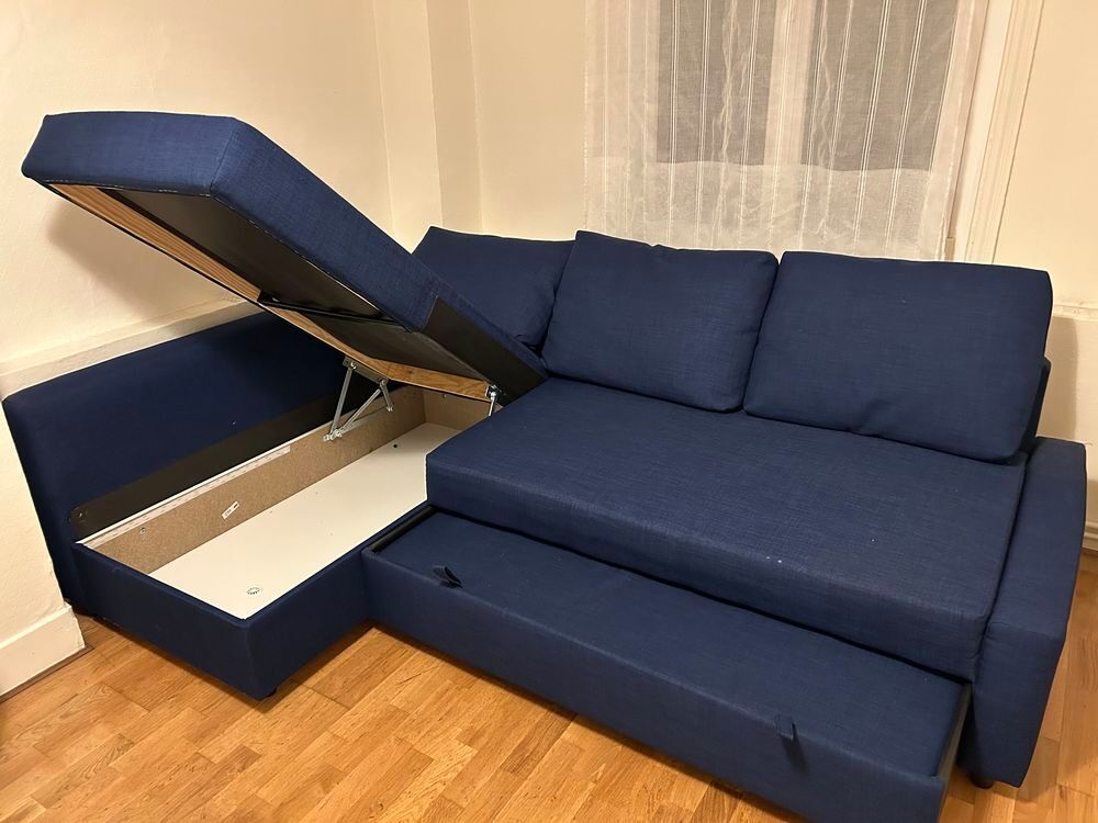Canap&eacute; d'angle convertible avec coffre de rangement Meubles