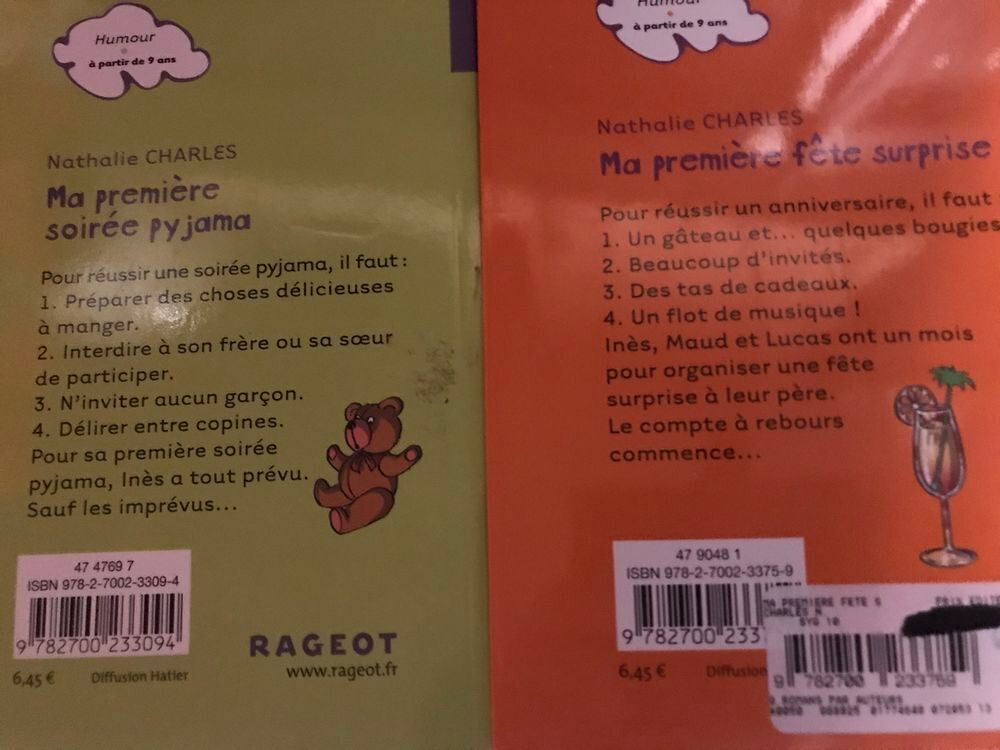 livre Coll RAGEOT ma premi&egrave;re soir&eacute;e pyjama &amp; F&ecirc;te surprise Livres et BD