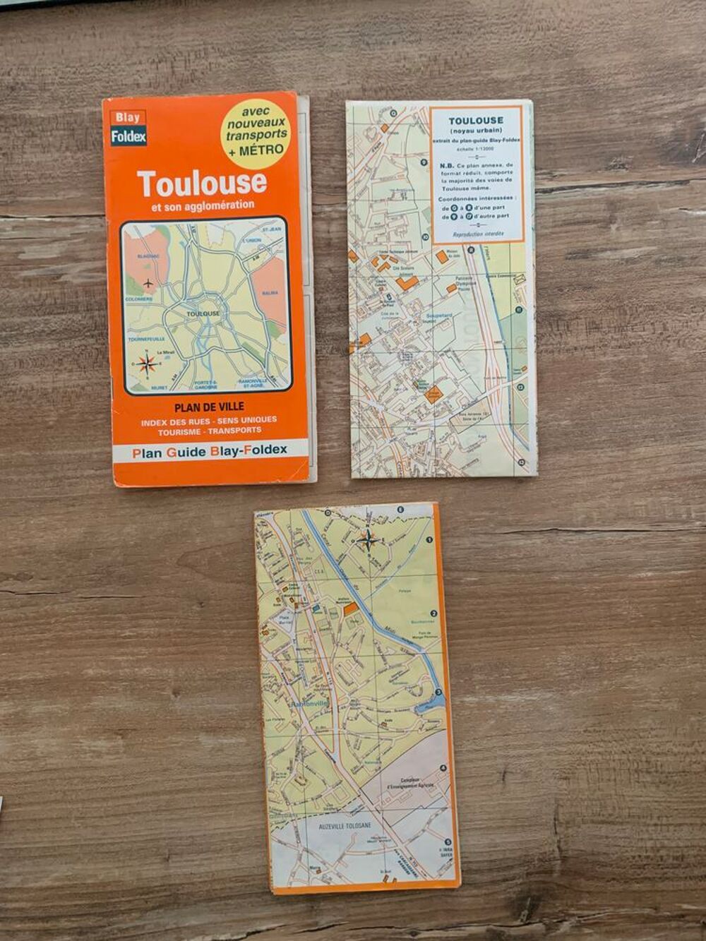 Plan guide Blay Foldex " Toulouse et son agglom 