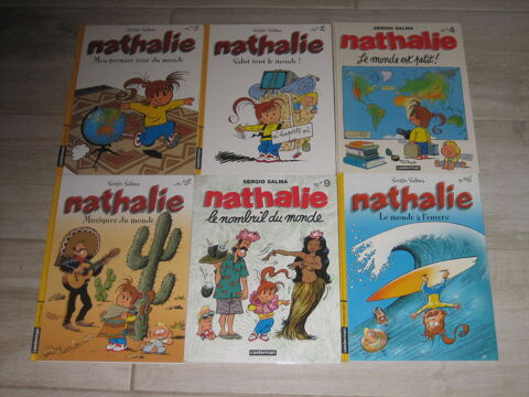 lot 6 bd NATHALIE 1+2+4+8+9+16 casterman 30 C�zy (89)